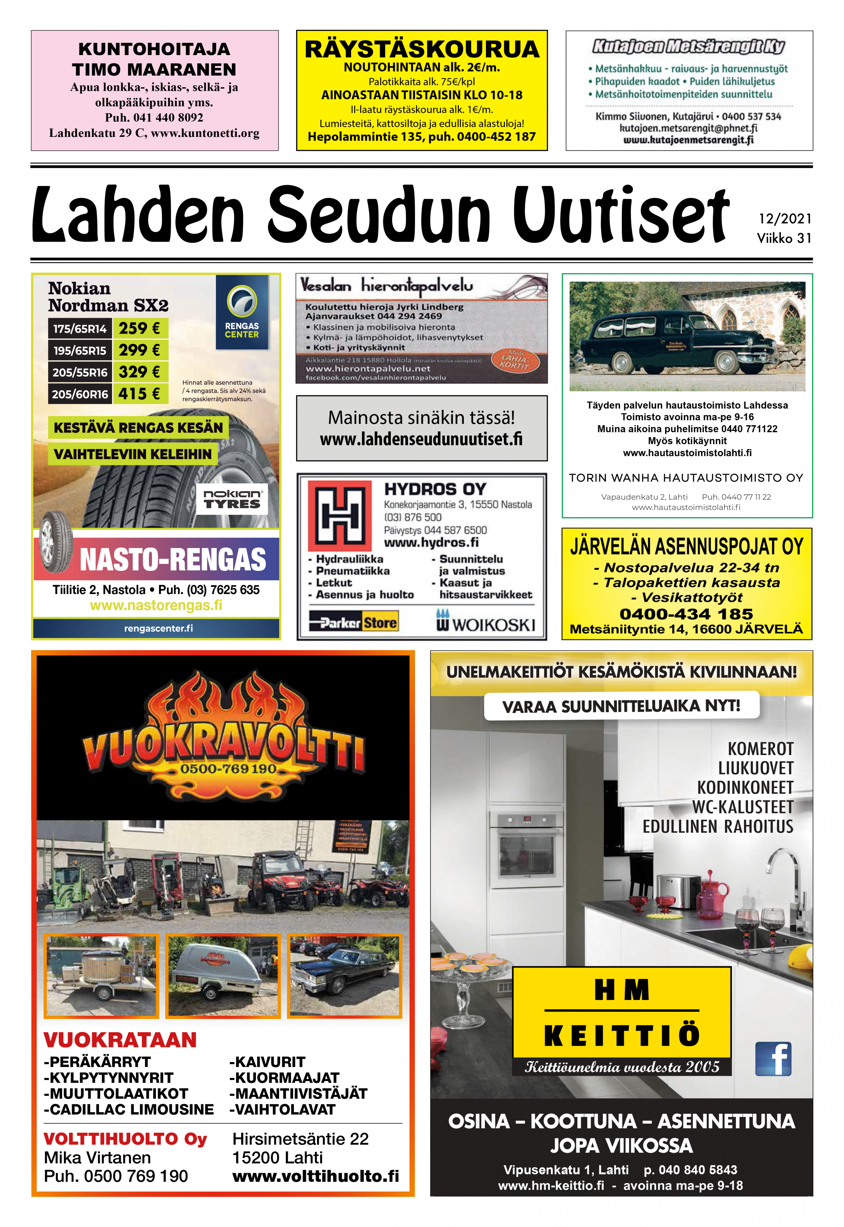 Lahden Seudun Uutiset 12/2021