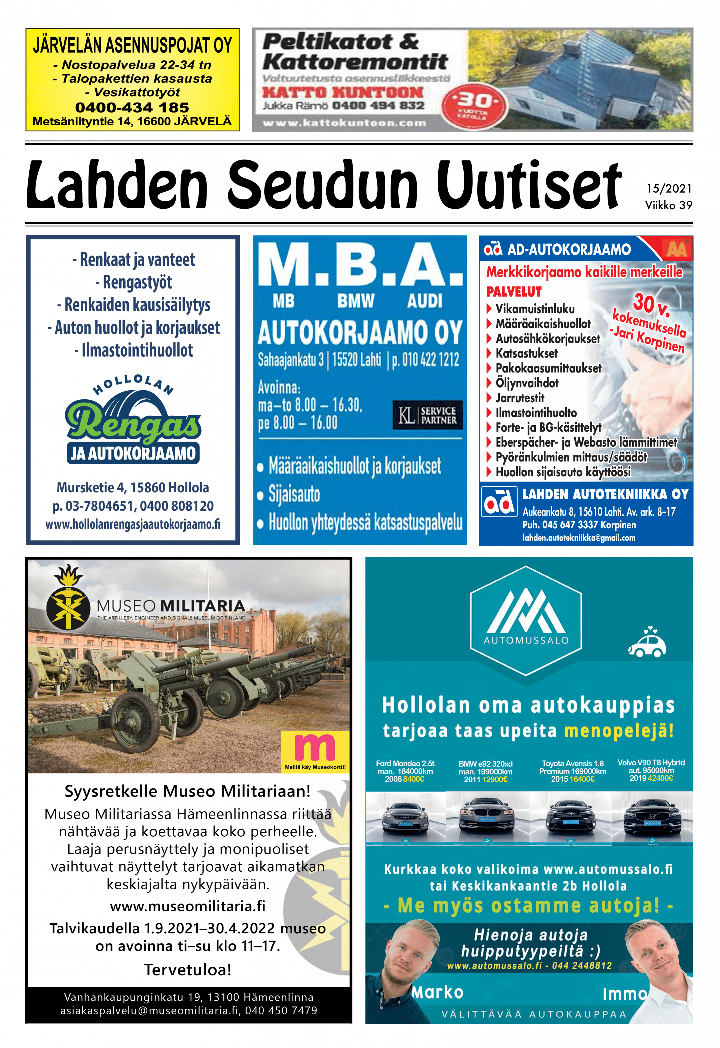 Lahden Seudun Uutiset 15/2021