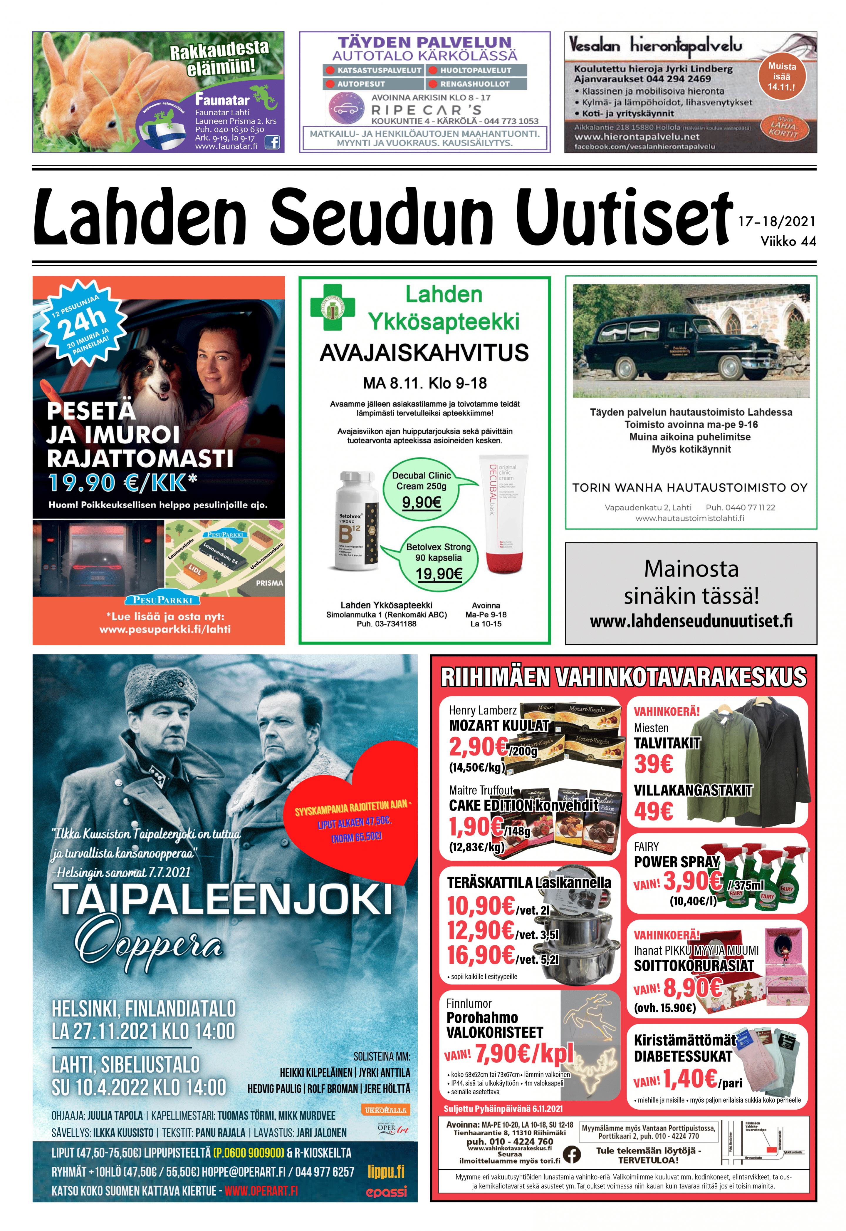 Lahden Seudun Uutiset 17-18/2021