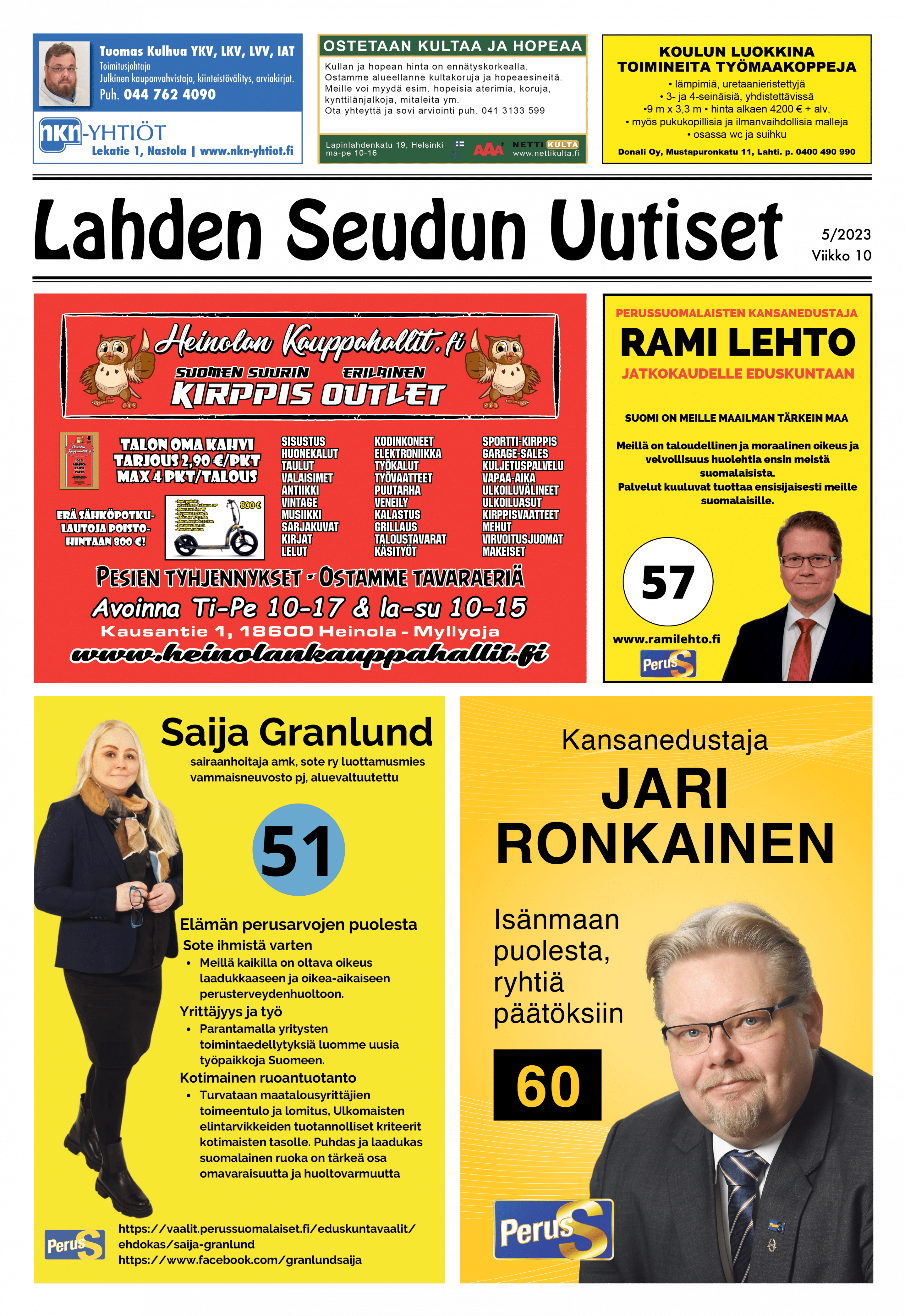 Lahden Seudun Uutiset 5 / 2023