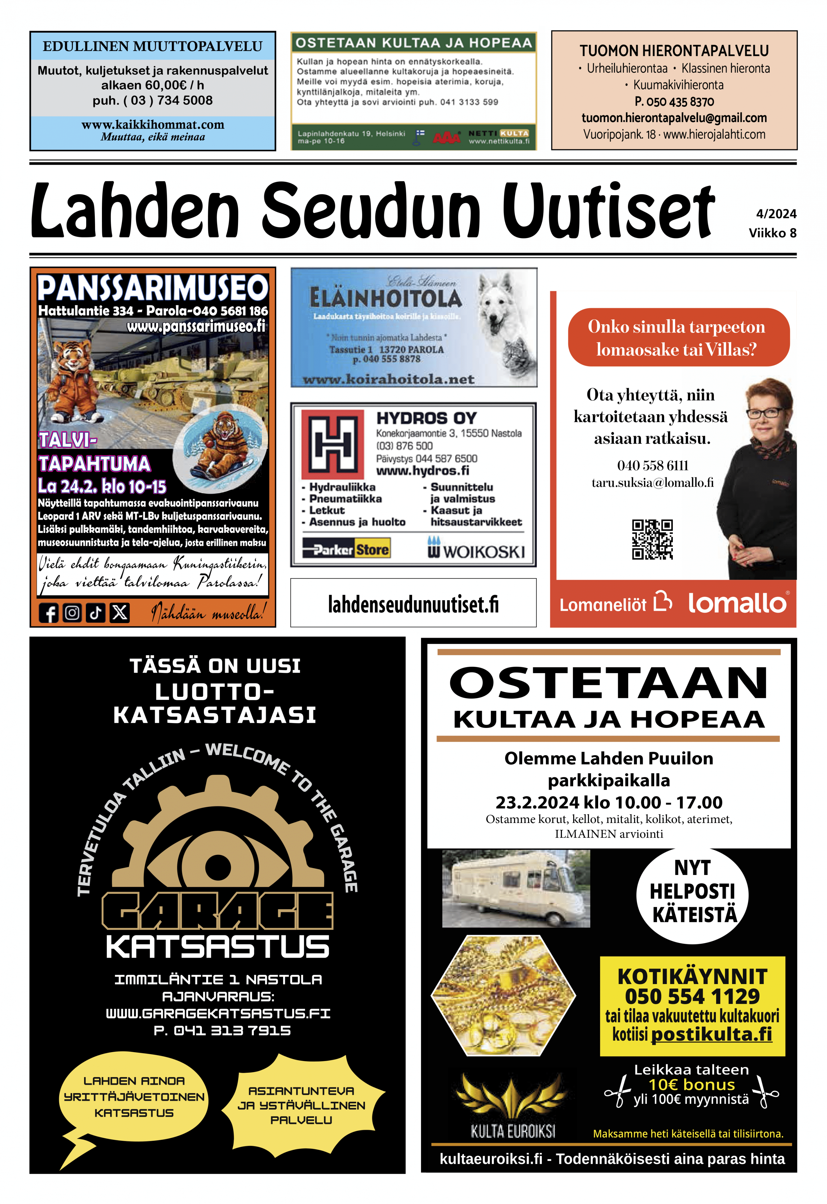 Lahden Seudun Uutiset 4 /2024
