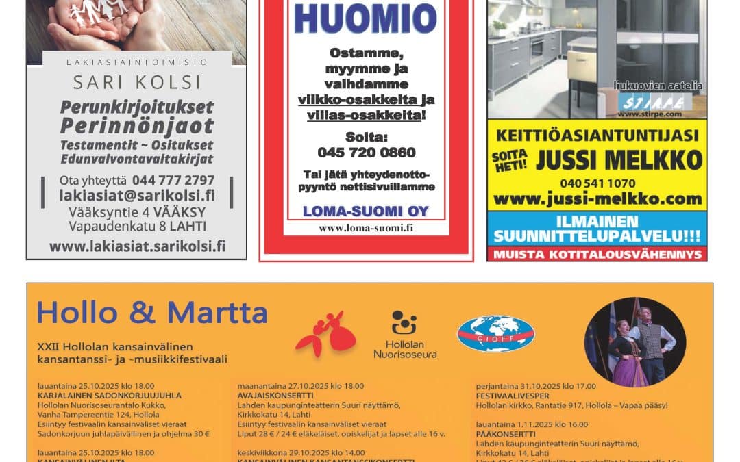 Lahden Seudun Uutiset 18 / 2025