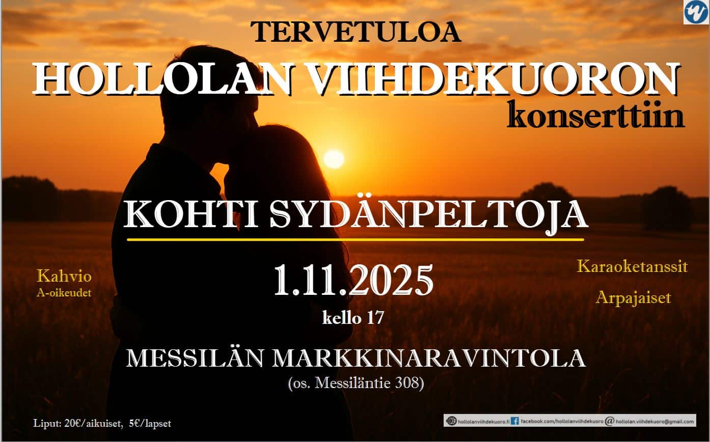 Konserttimainos Final 2025 Falck Service Oy Ab