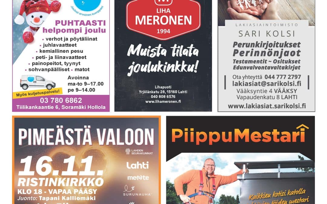 Lahden Seudun Uutiset 20 / 2025