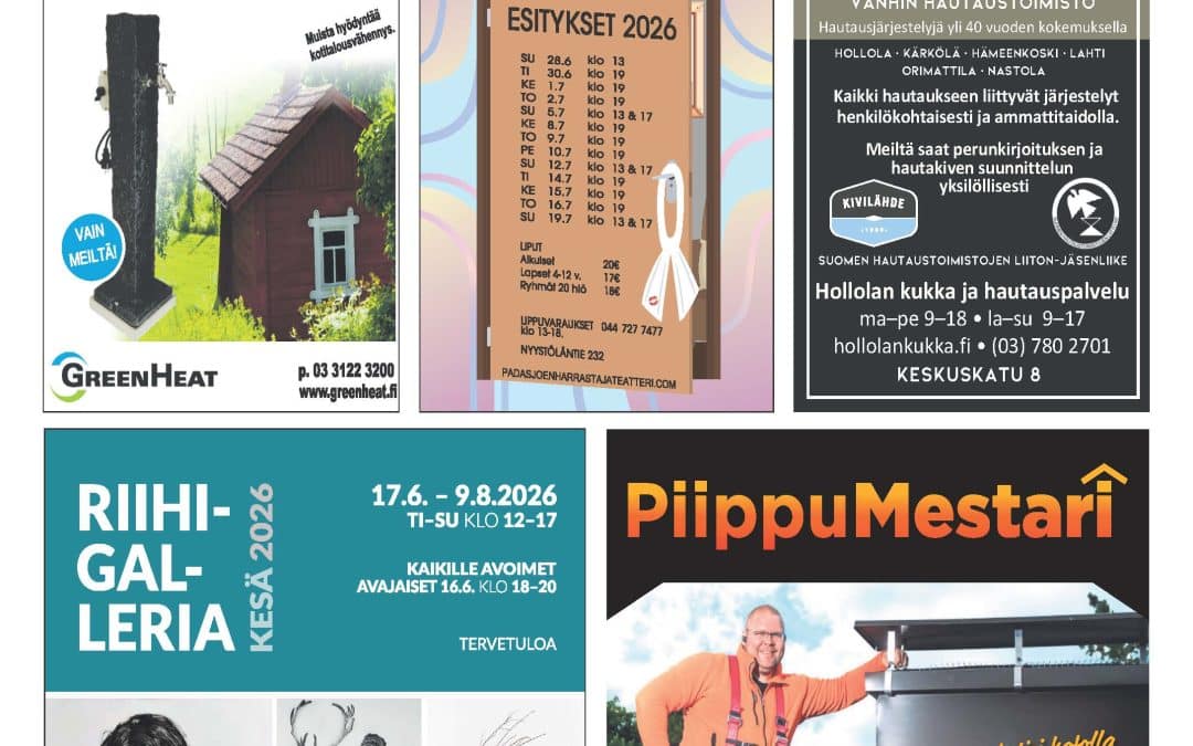 Lahden Seudun Uutiset 10 / 2026 Kesälehti